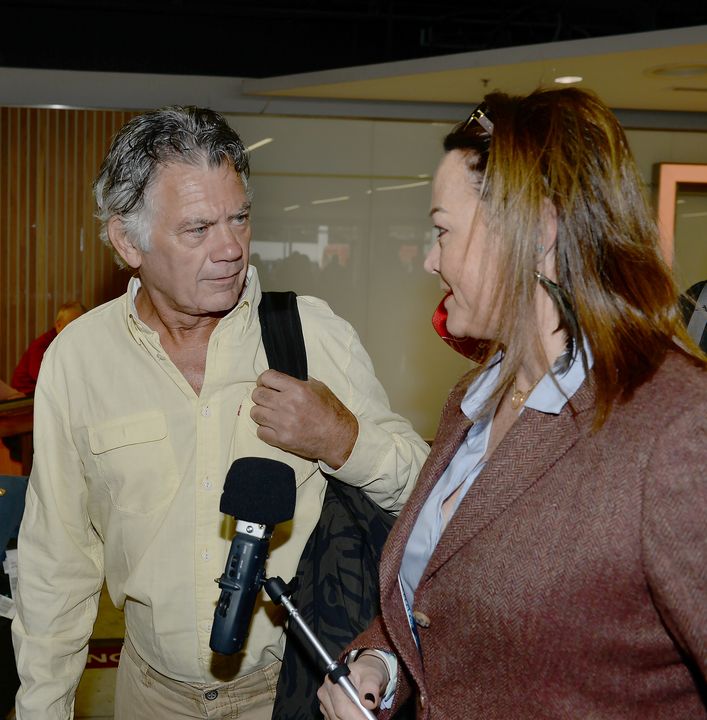 Gerry Hutch with Sunday World’ reporter Nicola Tallant
